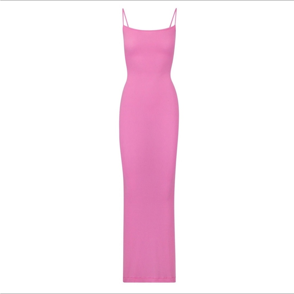 Skims Bubblegum Pink Slip Dress MEDIUM